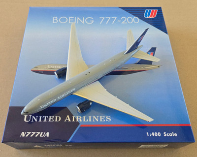 航空機・ヘリコプター herpa 1/200 UNITED B777-200 航空機