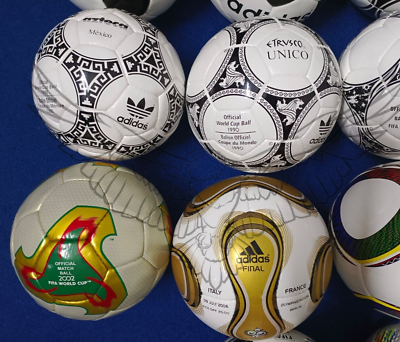 Adidas HISTORICAL WORLD CUP Soccer ball set 1970-2022 SOCCER Match