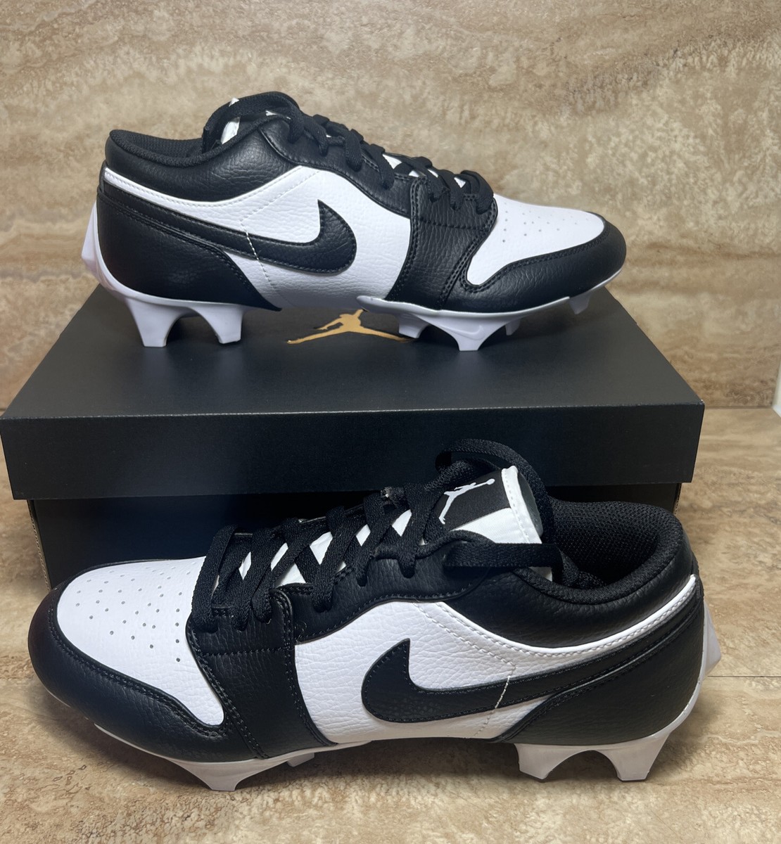Nike Air Jordan 1 Low TD Panda Football Cleats Mens Size 8-14 | eBay