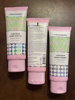 3 Pack - REFRESHMENTS by IPSY Luscious Hand Cream - Citrus Spritz