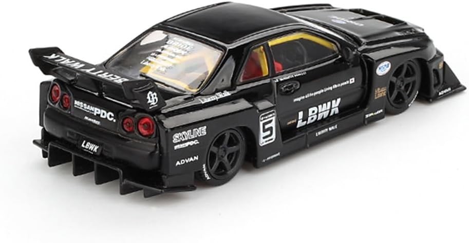 Mini GT 1:64 Nissan LB-ER34 Super Silhouette SKYLINE Black LBWK