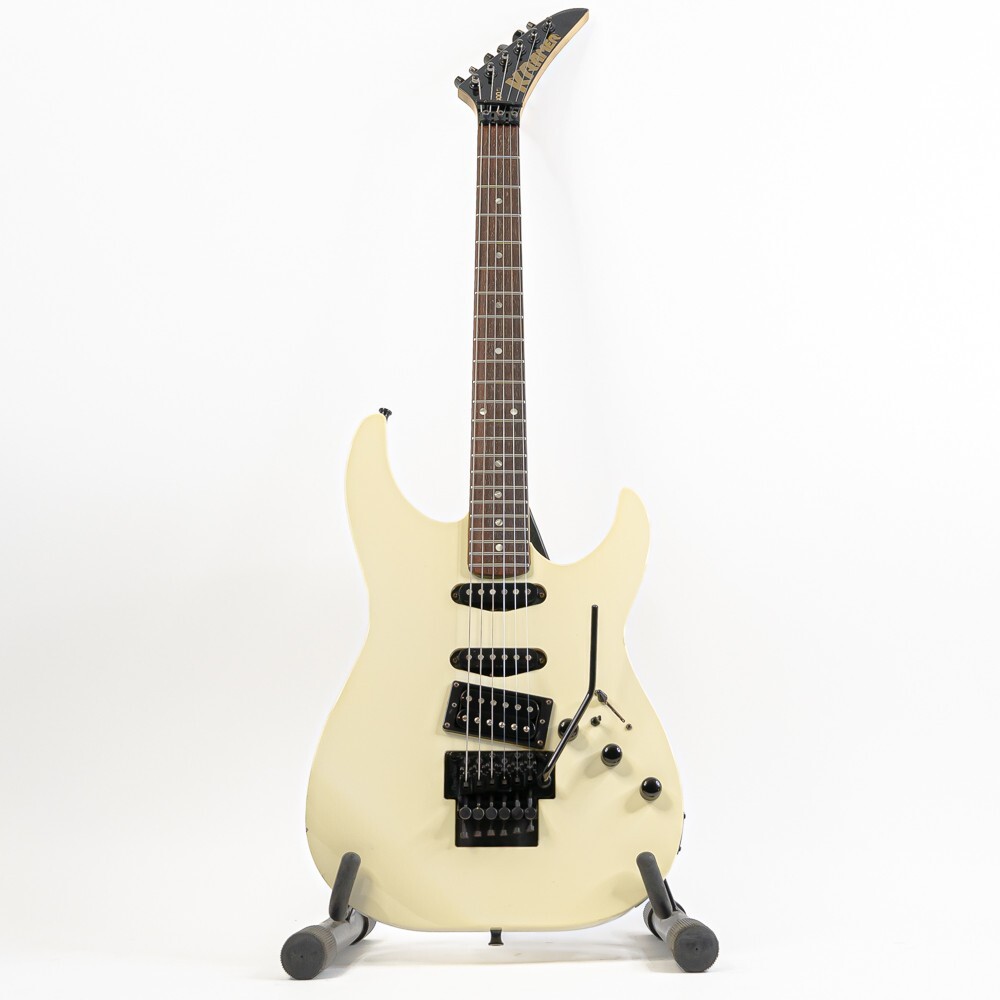 Late '80s Kramer Focus F-6000 Vintage White ESP-Made w/ Floyd Rose