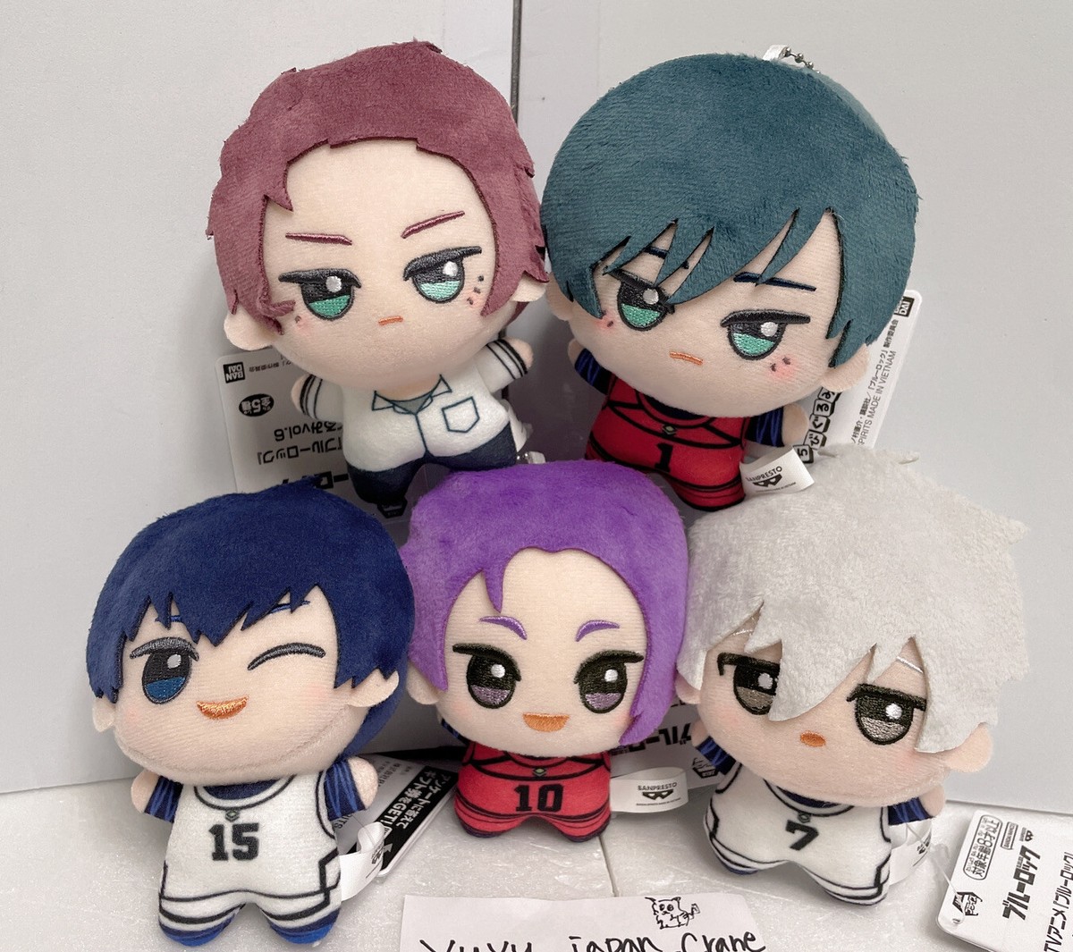 Blue Lock Mascot Plush Chibigurumi Vol.6 Banpresto New Nagi Yoichi