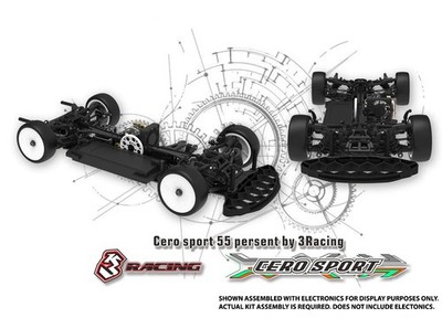 3RACING 1/10 Scale Cero Sport 55 Special Launch Edition Touring