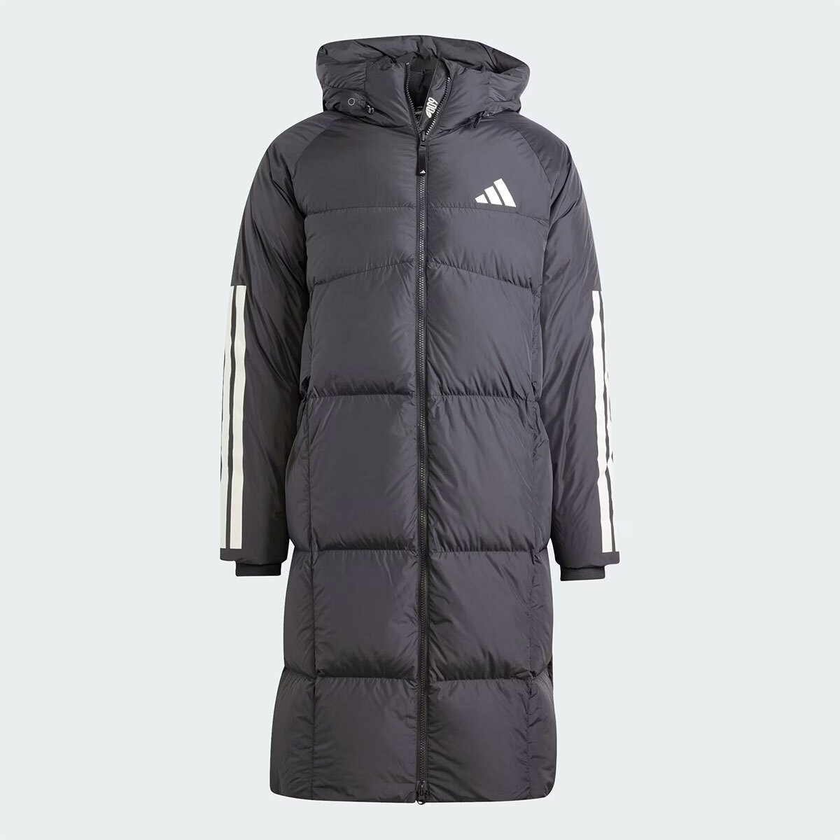 New Adidas Mens COLD RDY 3S LONG DOWN JACKET JG3840 BLACK S-3XL