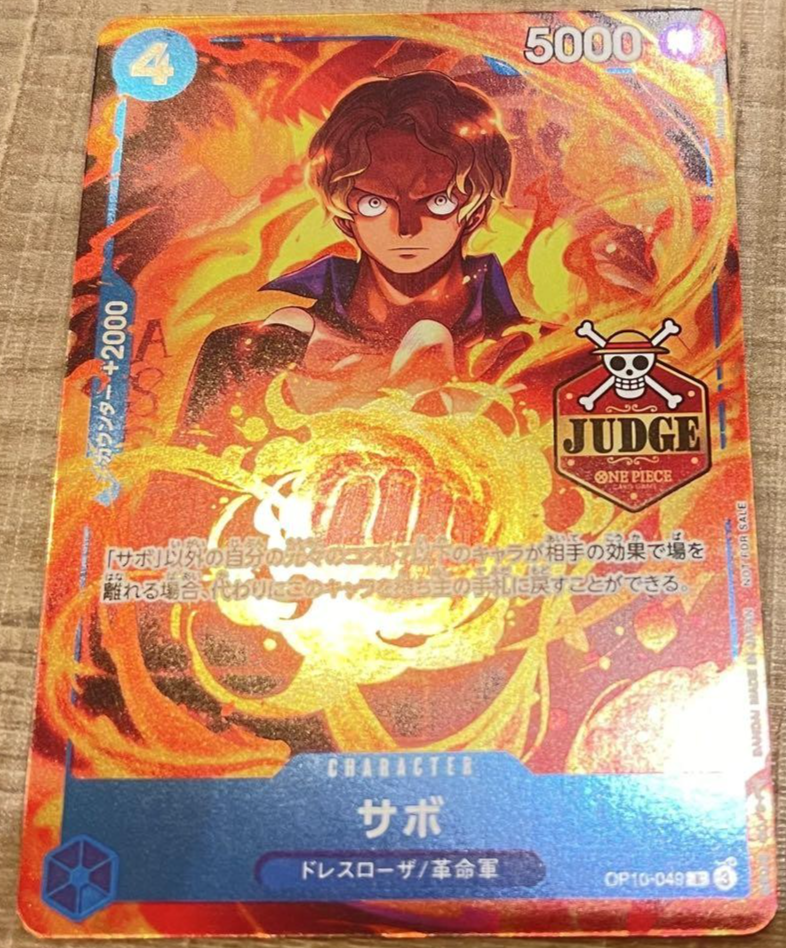 One Piece Card Sabo Official Judge Promotion Pack Vol.2 Promo