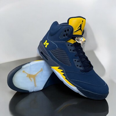 Air Jordan V 5 Michigan PE Sz 12.5 Player Exclusive PE Promo