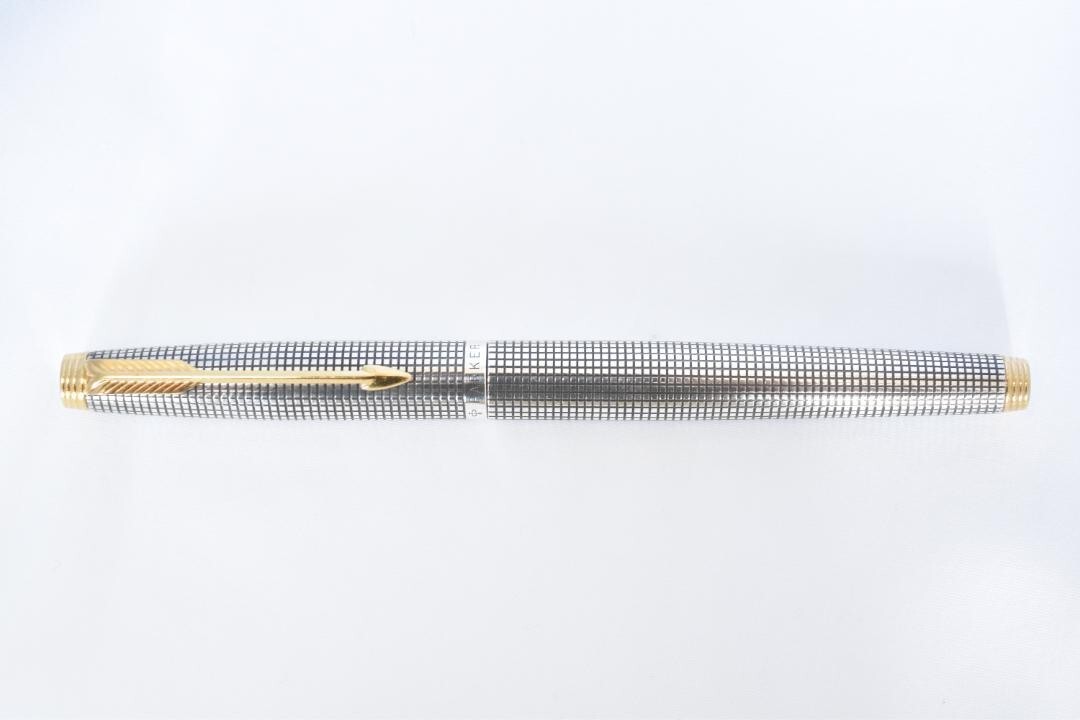 Parker 75 Sterling Silver Color Fountain Pen 14K Nib XF 585