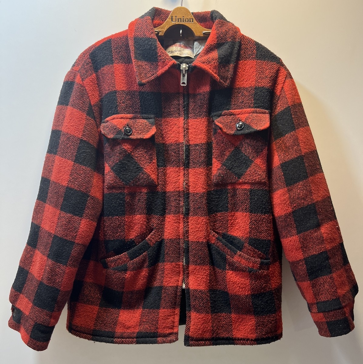 Vintage 1970s Jacket Buffalo Plaid Weatherguard by Shane Flannel