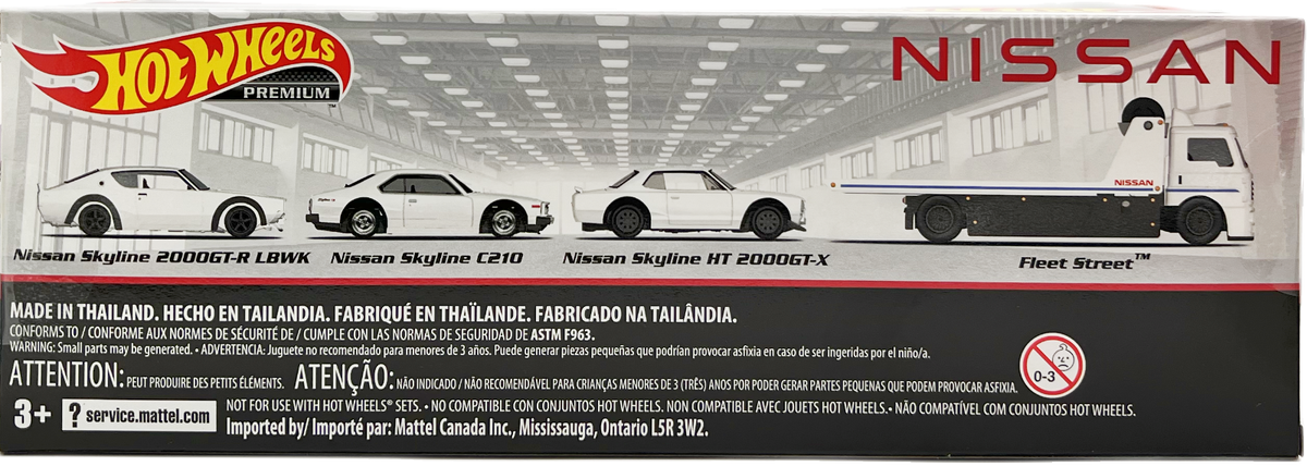 2023 Hot Wheels Premium NISSAN Team Set (4 cars) Garage Box