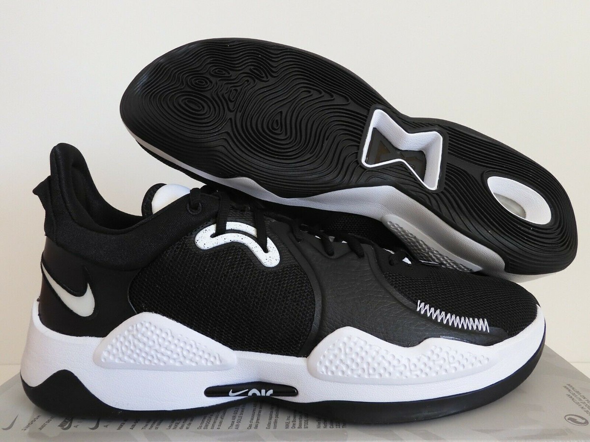 Nike Paul George PG 5 TB Team Black White DM5045 001 Men's 13