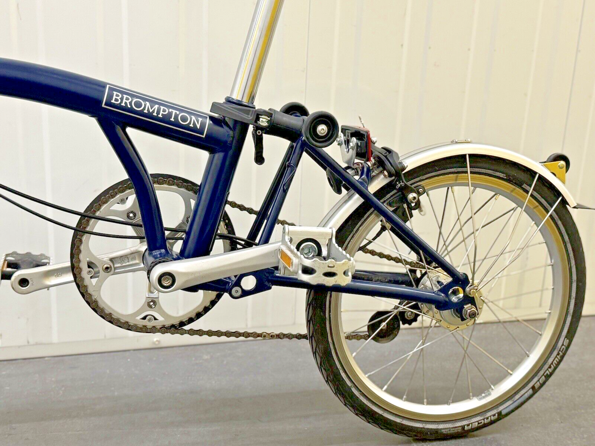 Brompton M3L - Tempest Blue - Excellent Condition - 1 Year