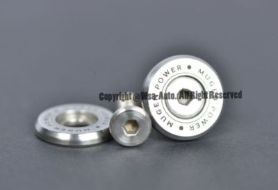 MUGEN POWER JDM F/S License Plate Frame Fasteners Bolts Screws
