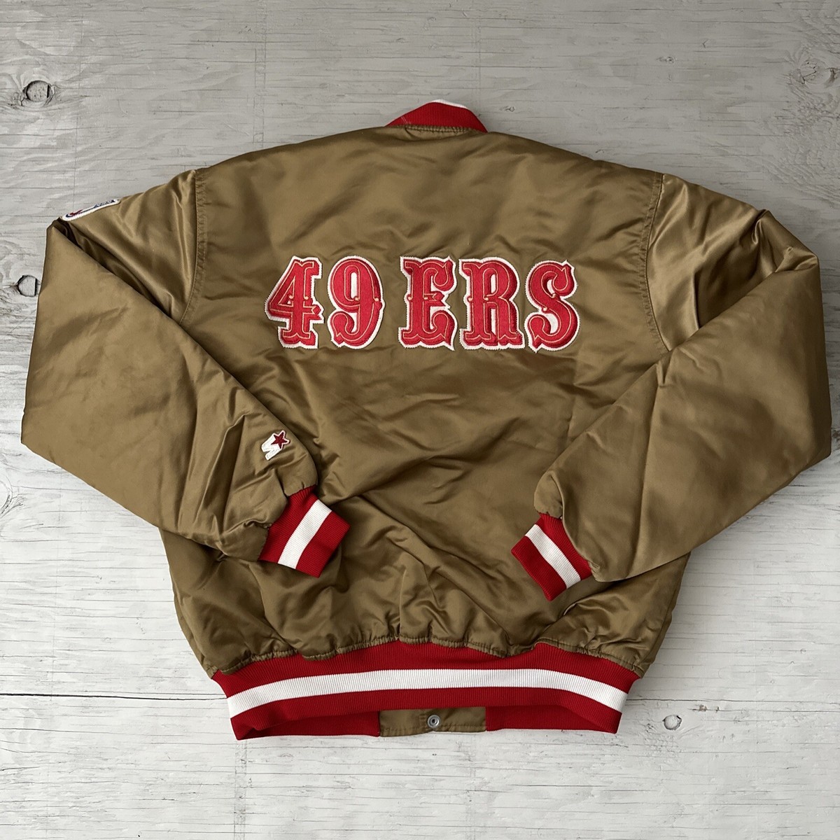 Vintage 90s NFL Starter Pro Line San Francisco 49ers Satin Jacket