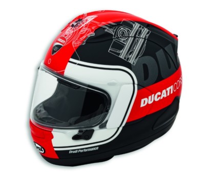 Ducati Arai RX-7 GP V Corse V3 Racing Helmet Black Matte New | eBay
