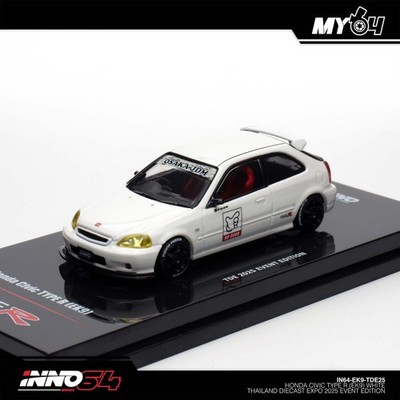 Inno64 1/64 Honda Civic Type R [EK9] TDE 2025 Thailand Diecast