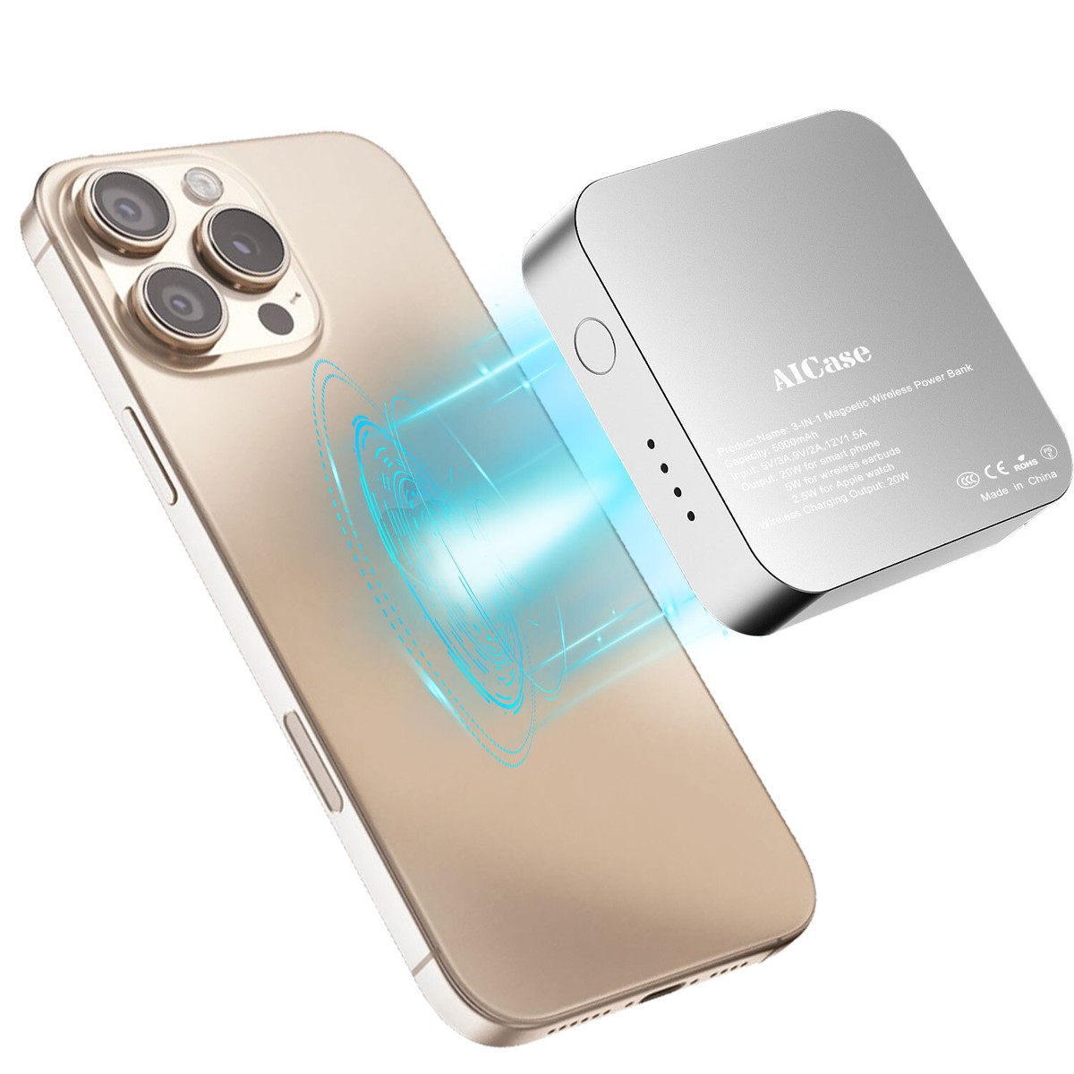 Magnetic Wireless Power Bank Magsafe Battery Pack for iPhone 17 16