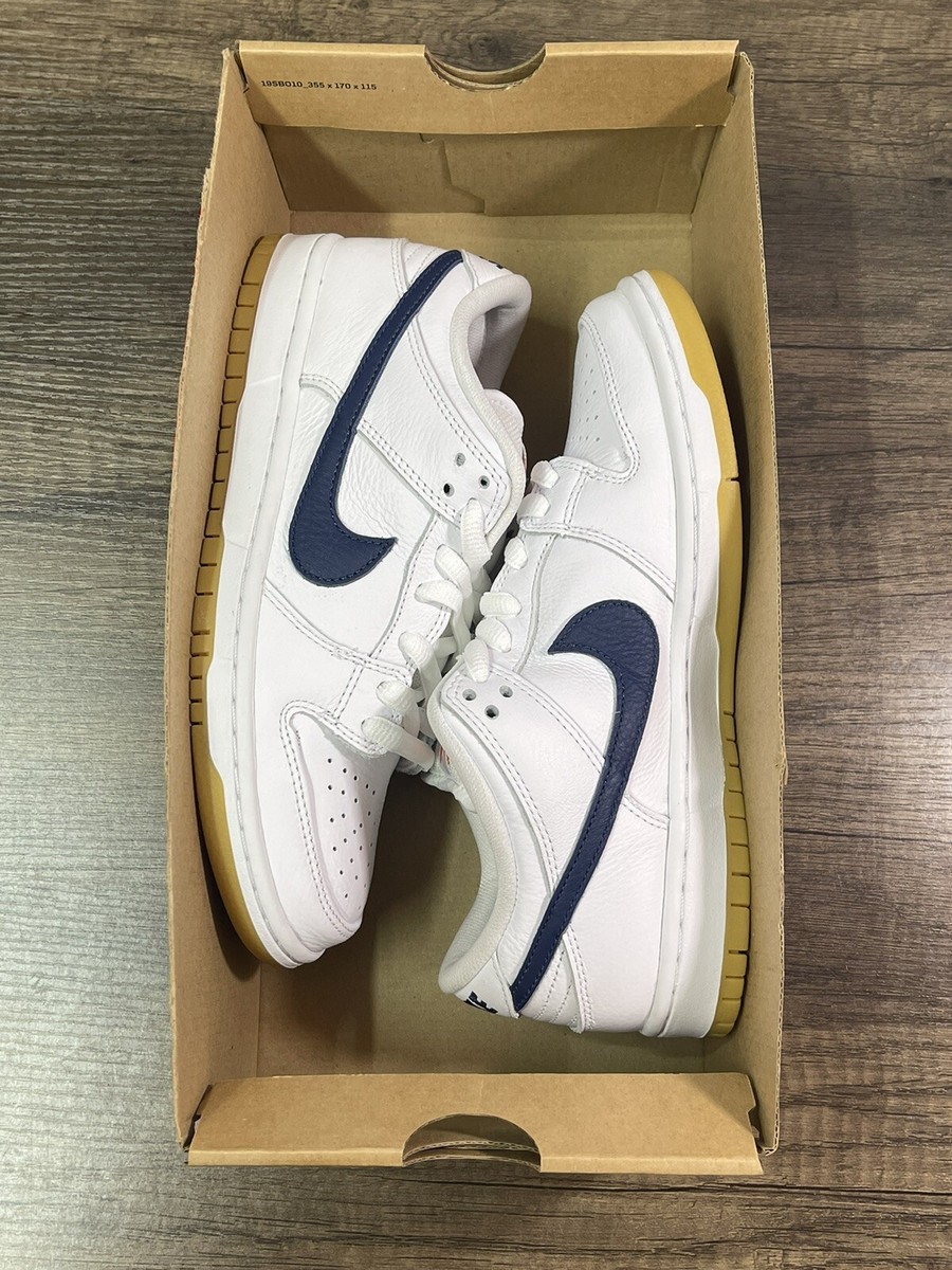 Nike Dunk SB Low “Orange Label White Navy