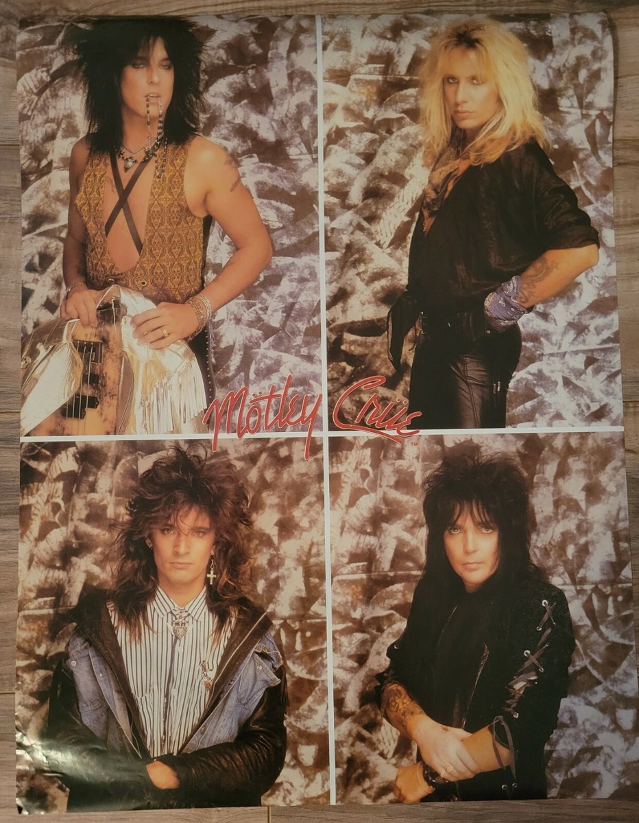 80s Motley Crue Pushead レア USA製 ゴールデンサイズ Vintage Mötley