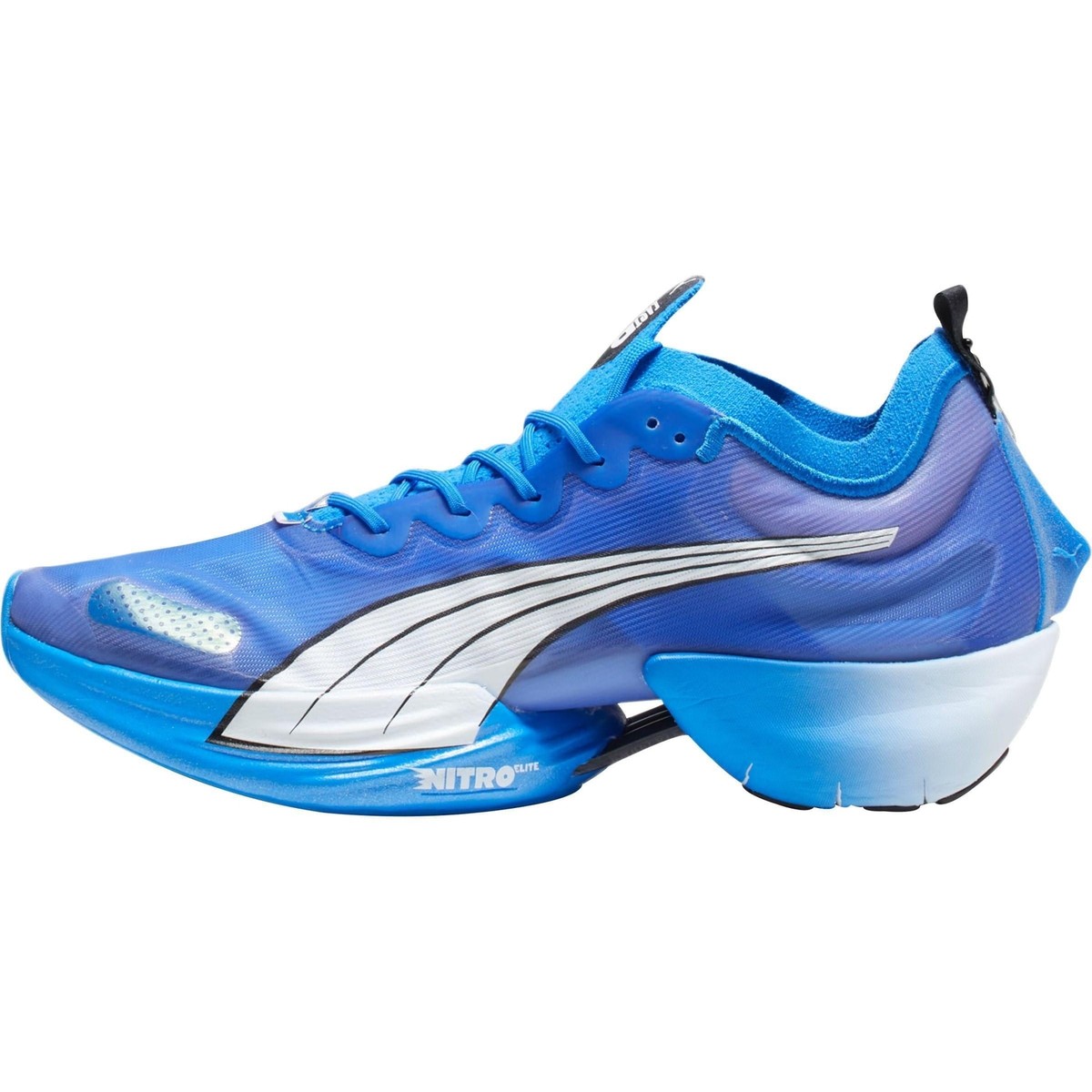Puma Fast-R Nitro Elite Mens Running Shoes Blue Lightweight Racing