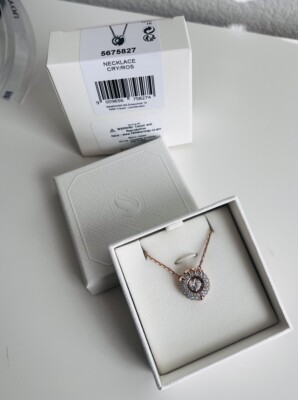 New Auth Swarovski Dragon Claw & Phoenix pendant Necklace 5675827