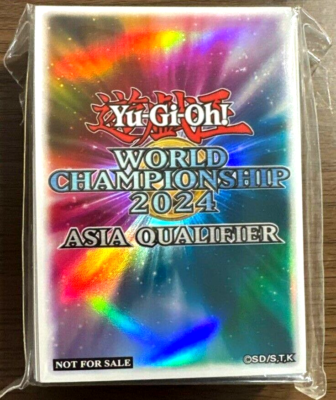 遊戯王 WCS 2024 Asia Qualifier スリーブ 未開封 WCQ 遊戯王 WCS 2024