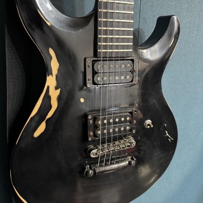 生産完了】キャパリソン Angelus エレキギター ブラック24フレット