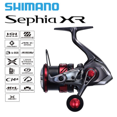 2021 Shimano Sephia XR Spinning Fishing Reel 9/1BB CI4+ Saltwater