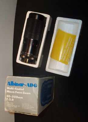 Albinar-ADG Multi-Coated Macro Focus Zoom 80-200mm F.3.9 For