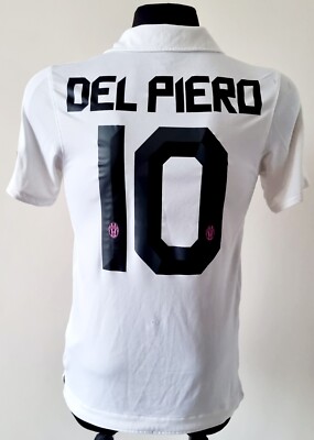 Juventus 2010 - 2011 Away football Nike shirt #10 Del Piero size
