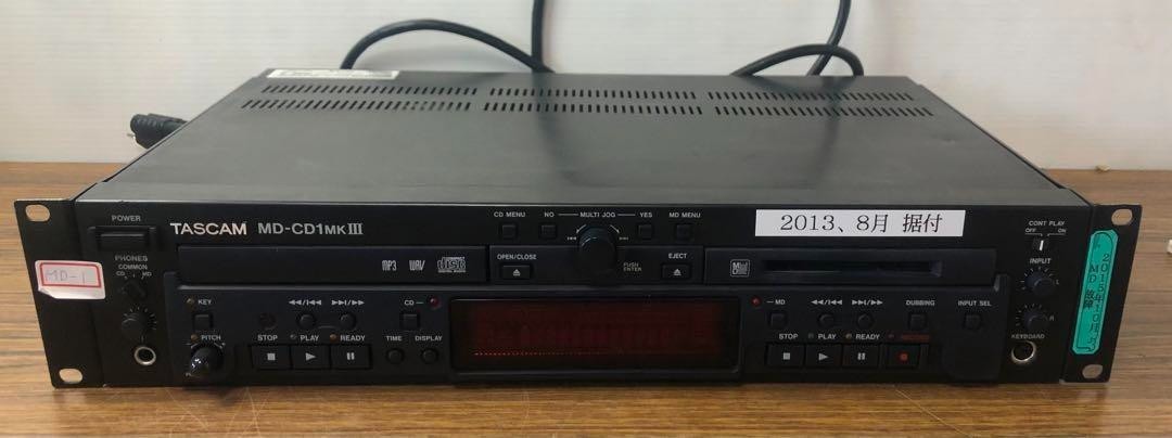 TASCAM MD-CD1MK3 MD-CD1MKIII MD Deck CD Player Operation confirmed