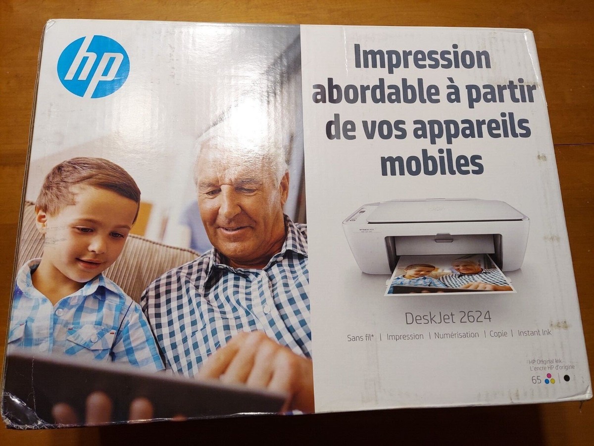 HP Deskjet 2624 All-In-One Wireless Printer Copy Scan Print