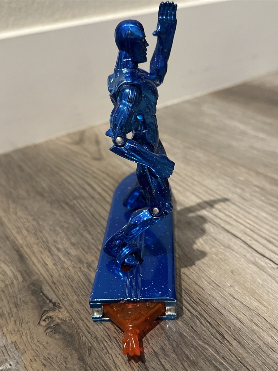 SILVER SURFER Star Surfer Blue Action FIGURE W/ COSMIC BOARD