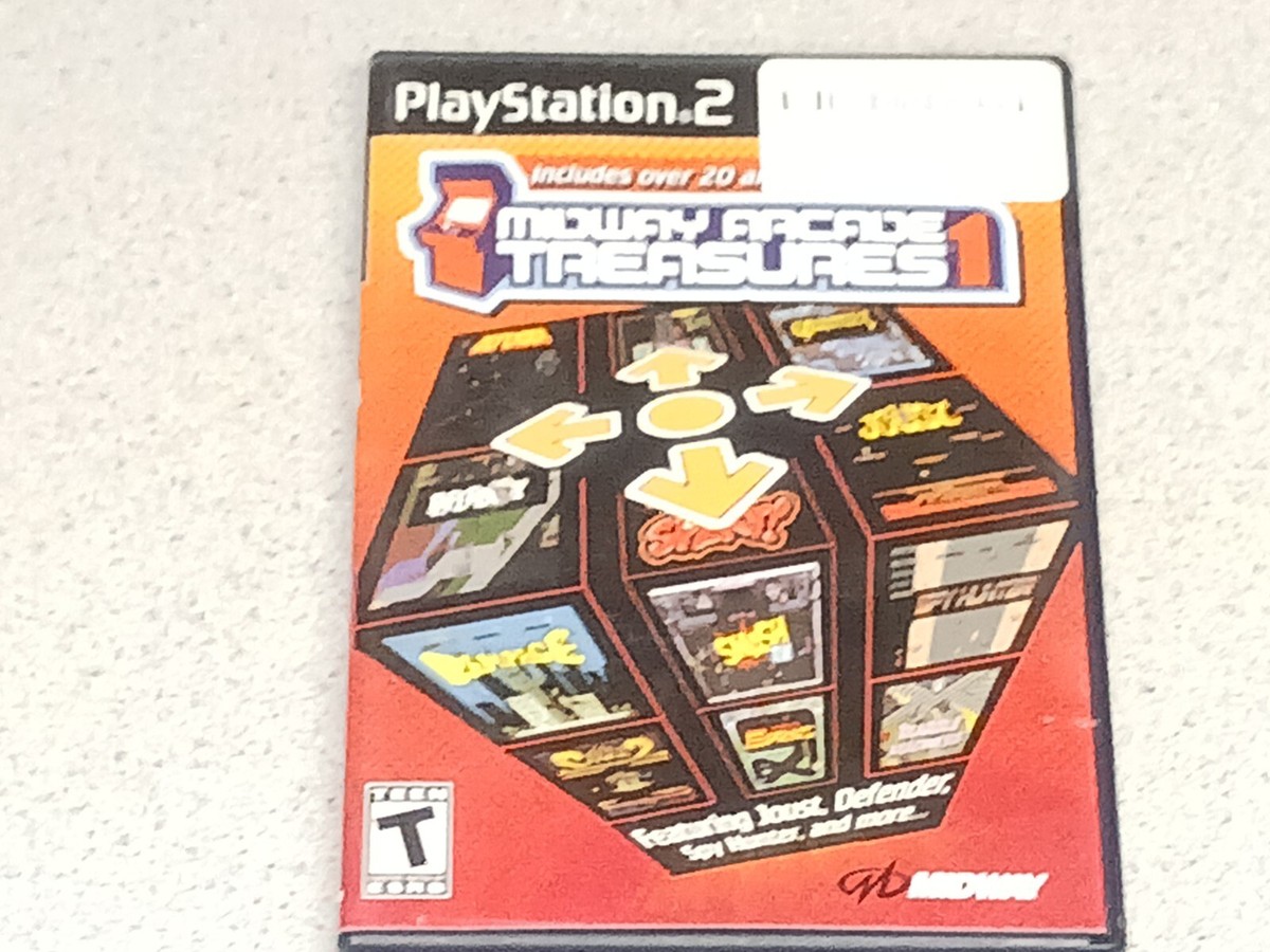 Midway Arcade Treasures (Sony PlayStation 2, ps2 paperboy gauntlet