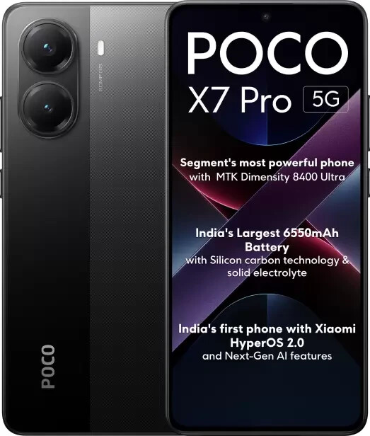 POCO X7 Pro 5G Factory Unlocked-Dual SIM-256GB Storage 8GB RAM