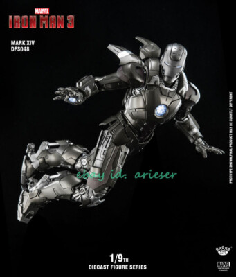 King Arts 1/9 DFS048 Alloy Movable Iron Man Mark 14 Alloy Action