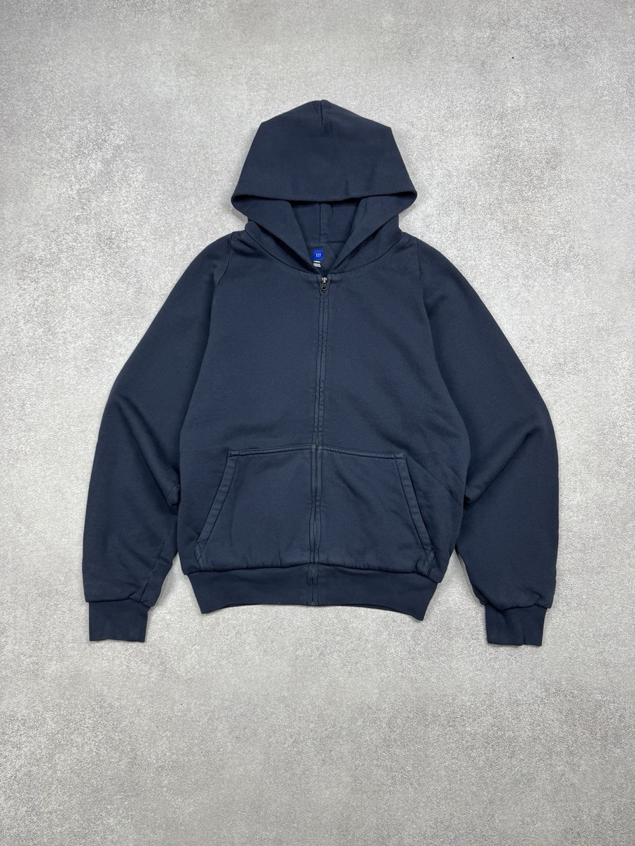 New Without Tags Authentic Yeezy x Gap Zip Up Men's Navy Hoodie