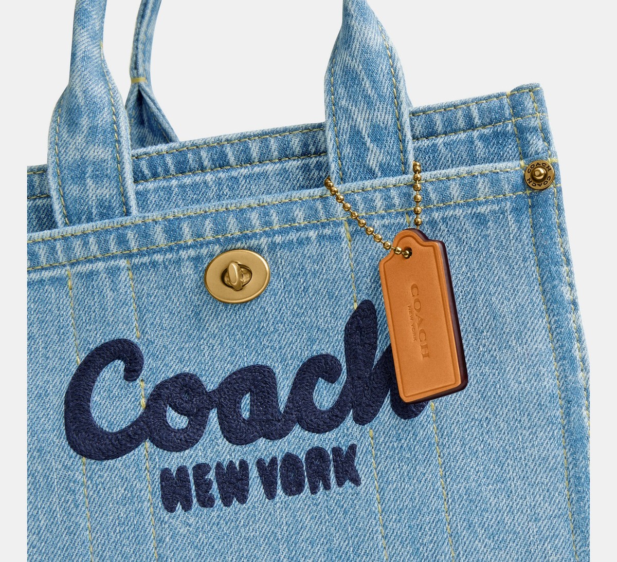 COACH Cargo Denim Tote Bag 20 Mini Crossbody ~NWT~ CZ100 | eBay