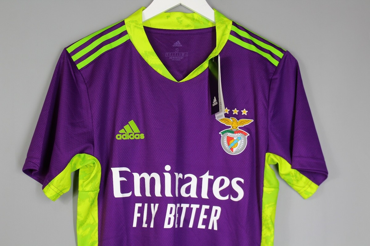 BNWT BENFICA LISBOA 2020 2021 GOALKEEPER JERSEY SHIRT ADIDAS