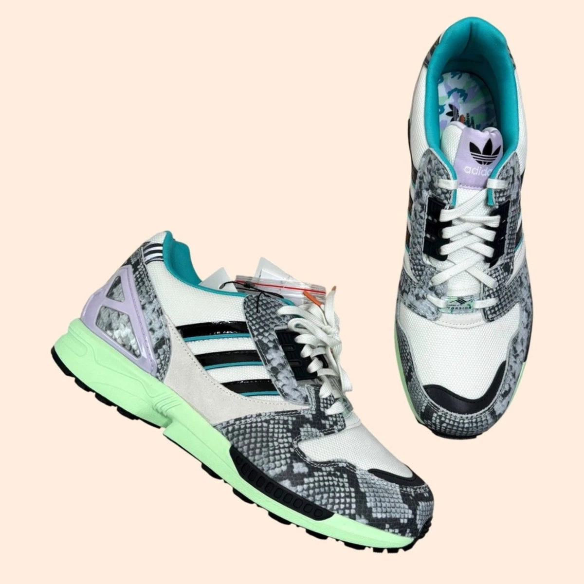 adidas ZX 8000 Lethal Nights Aqua/Cloud White/Core Black 2020 for
