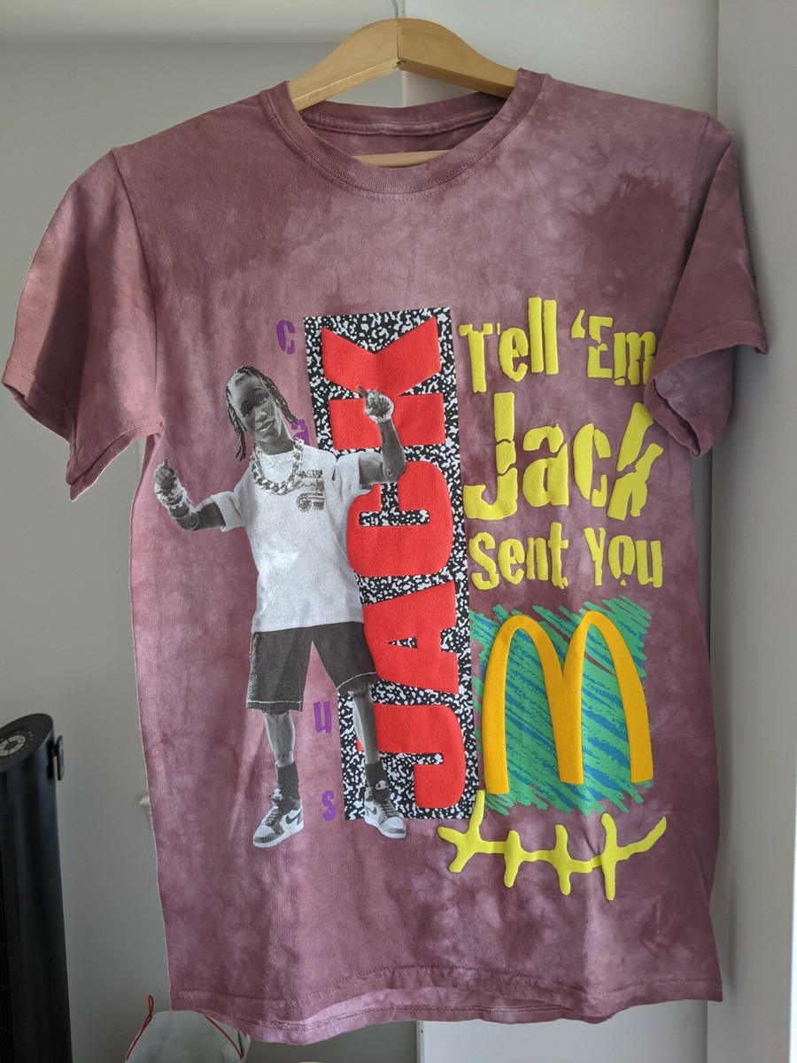 Travis Scott x McDonalds Cactus Jack “Tell Em Jack Sent You” Men