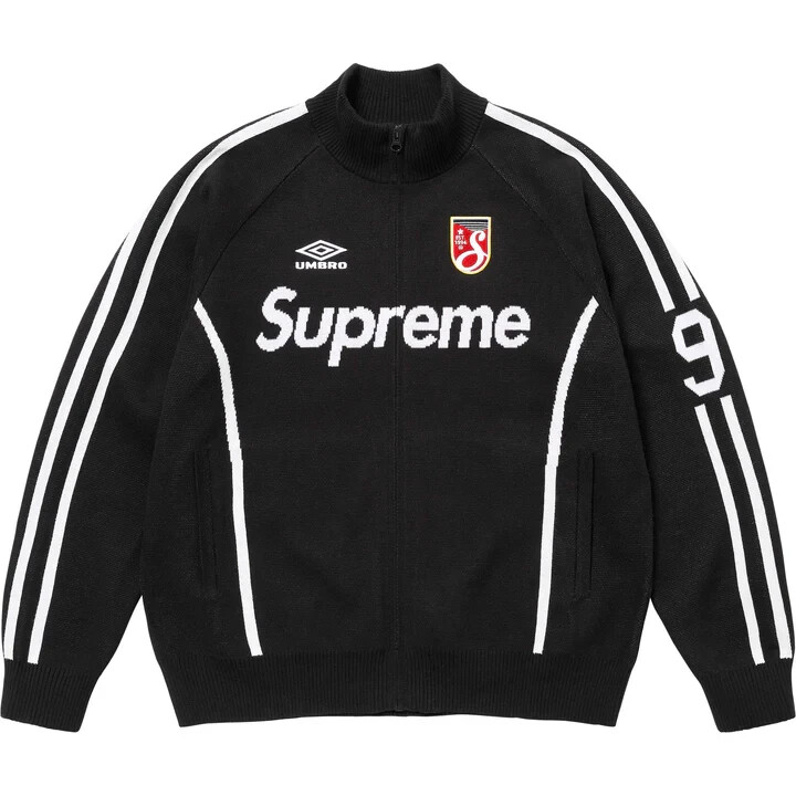 Supreme Umbro Zip Up Sweater Black | eBay