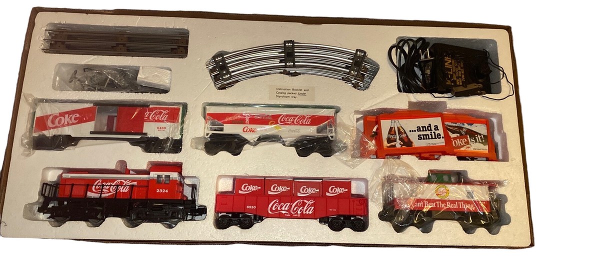 Vintage 1992 K-Line 0-27 guage Coca-Cola electric Express Train
