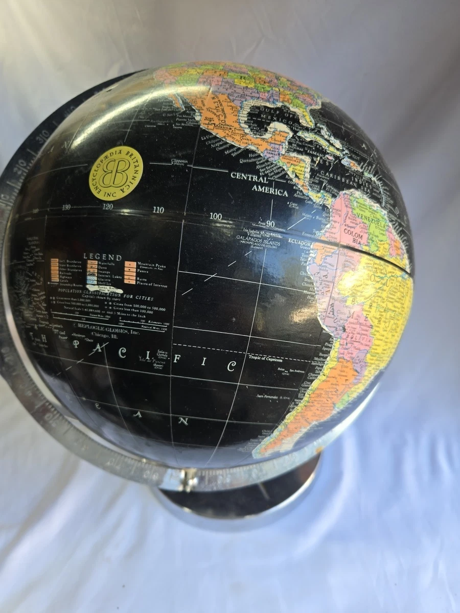 Replogle Black Antique World Worlds Globes for sale | eBay