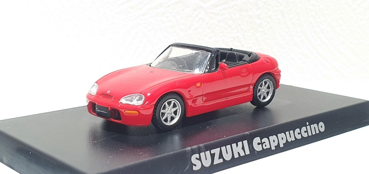 1/64 Aoshima Light Weight Sports SUZUKI CAPPUCCINO RED diecast car