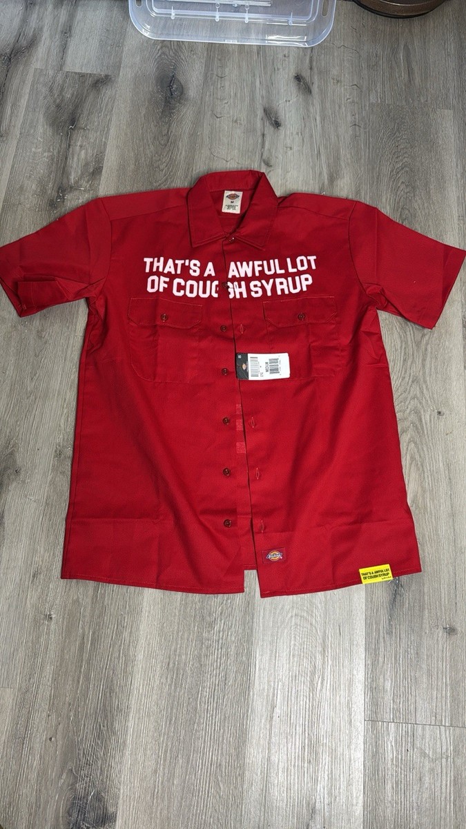 Awful Lotta Cough Syrup x Dickies Button Up Shirt | eBay