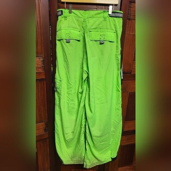 Men's Vintage 90s Macgear Neon Green Cargo Rave Pants Size 34 | eBay