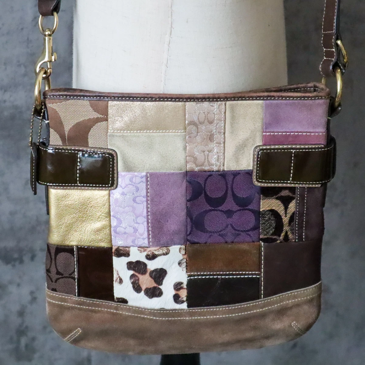 Coach Patchwork Fur Bags & Handbags for Women for sale | eBay