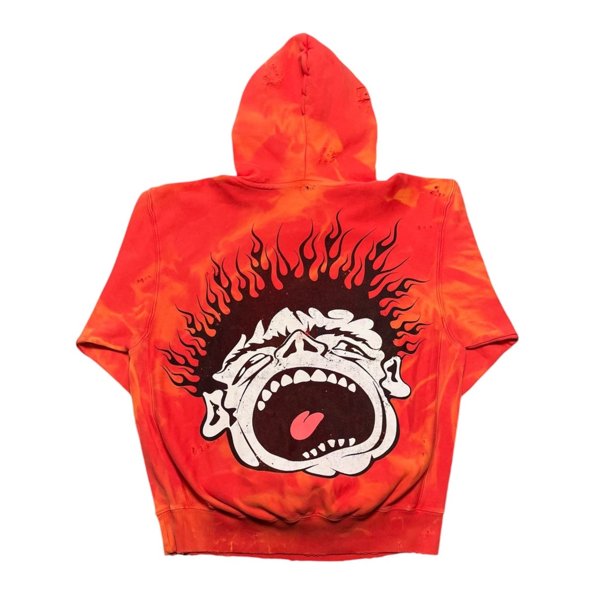 Hellstar Studios Records Hooded Sweatshirt Washed Red | eBay