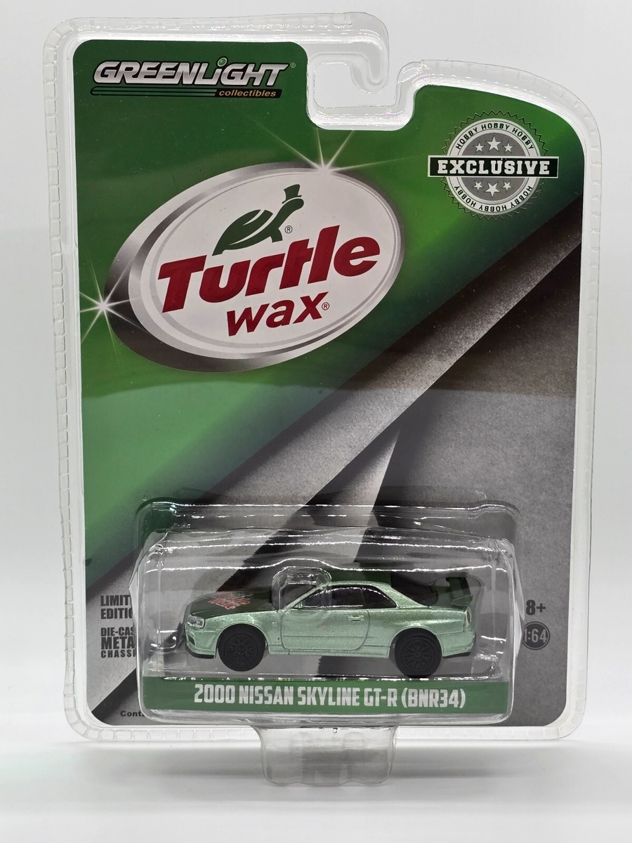 Greenlight 1/64 Turtle Wax 2000 Nissan Skyline GT-R (R34) Hobby